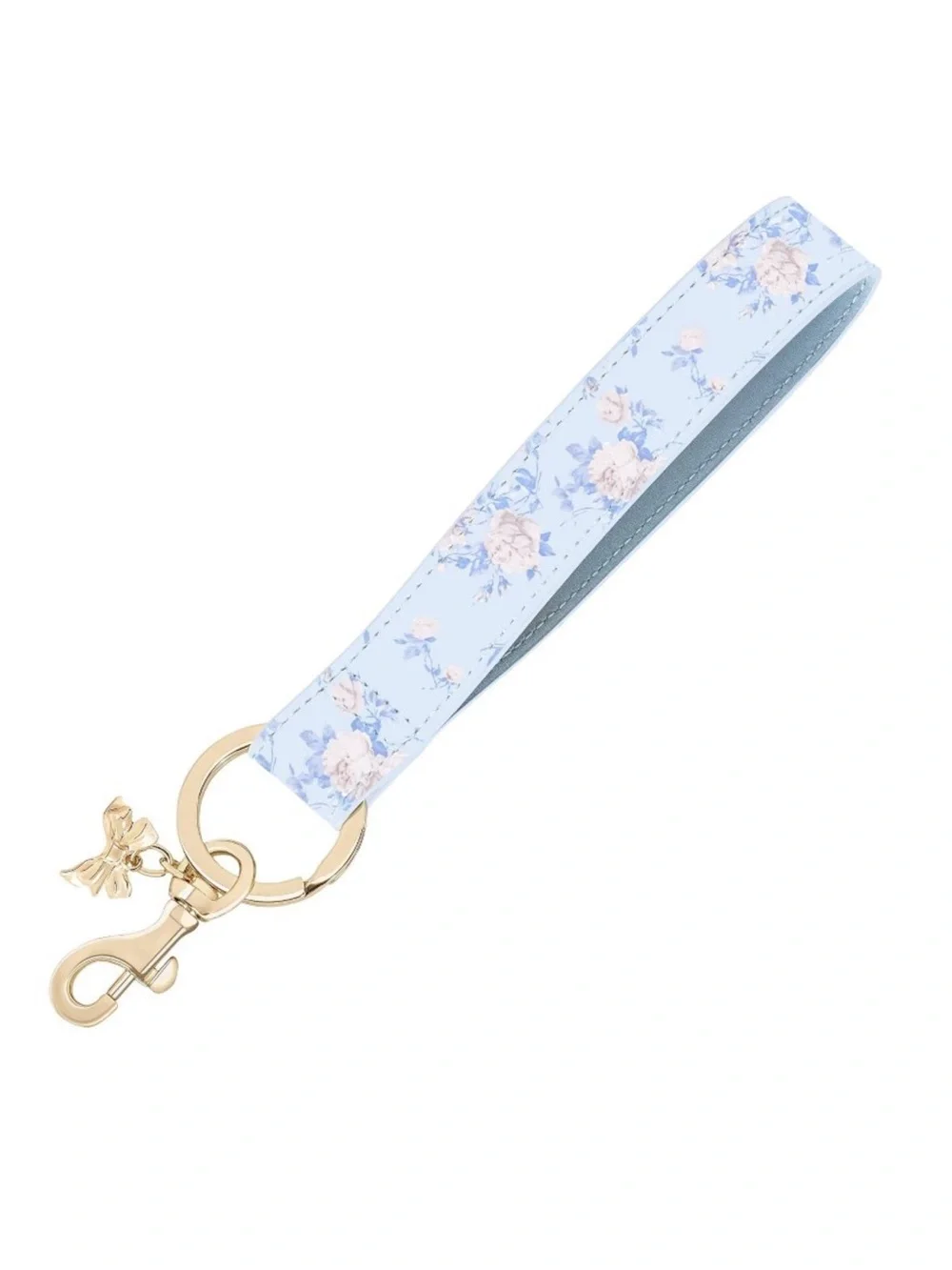 LoveShackFancy x Target Whisper Blue Case-Mate Everblooming Rosettes Key Strap